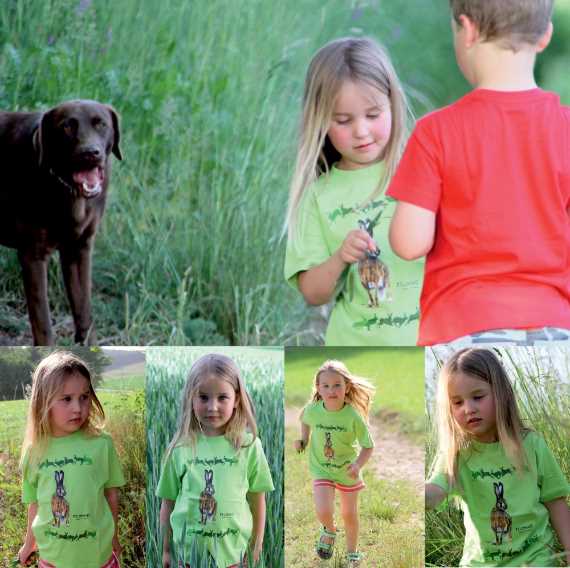 Kindershirt-Feldhase-Fotos