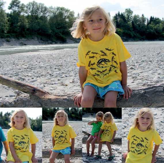 Kindershirt-Feuersalamander-Fotos