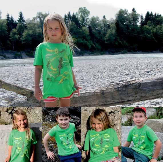 Kindershirt-Zauneidechse-Fotos